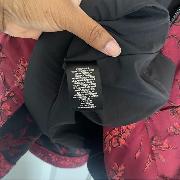 NWT Alice Olivia Anette Deep Pleat cocktail dress - Picture 7 of 7